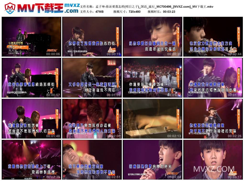 孟子坤-你还要我怎样(明日之子)_国语_流行_MC700496